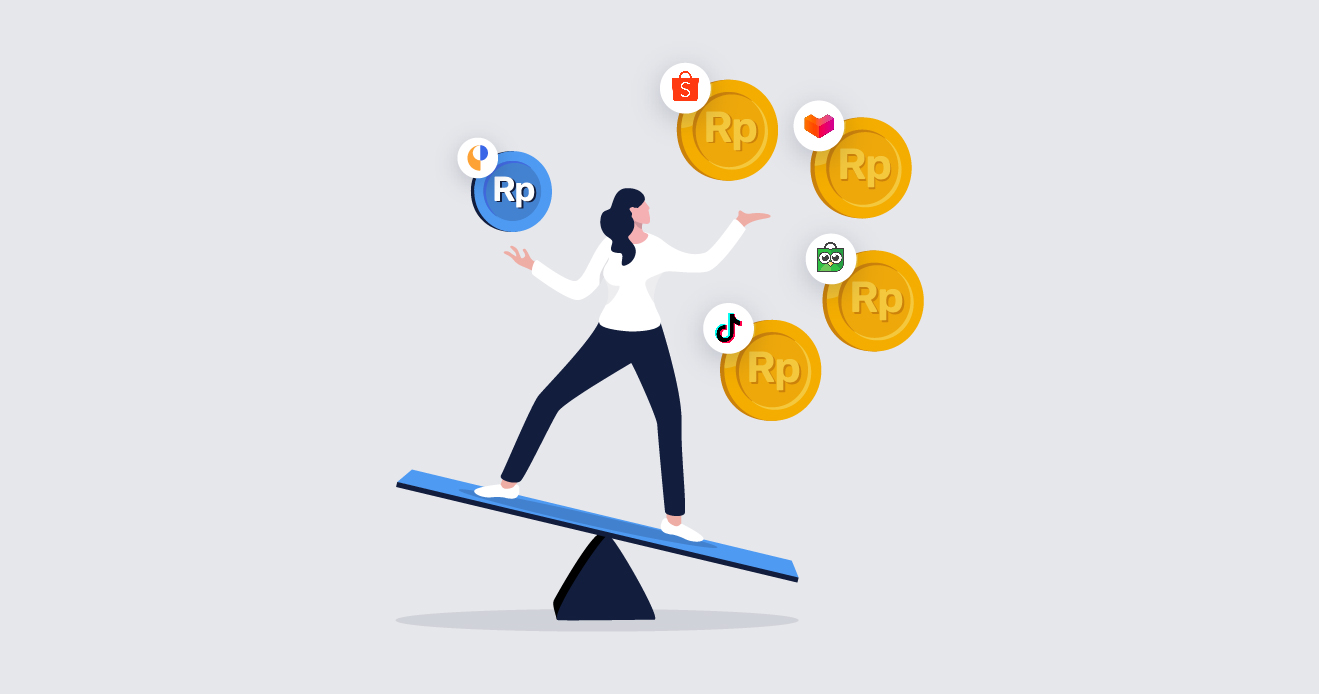 perbandingan biaya admin shopee, tokopedia, tiktok shop dengan plugo