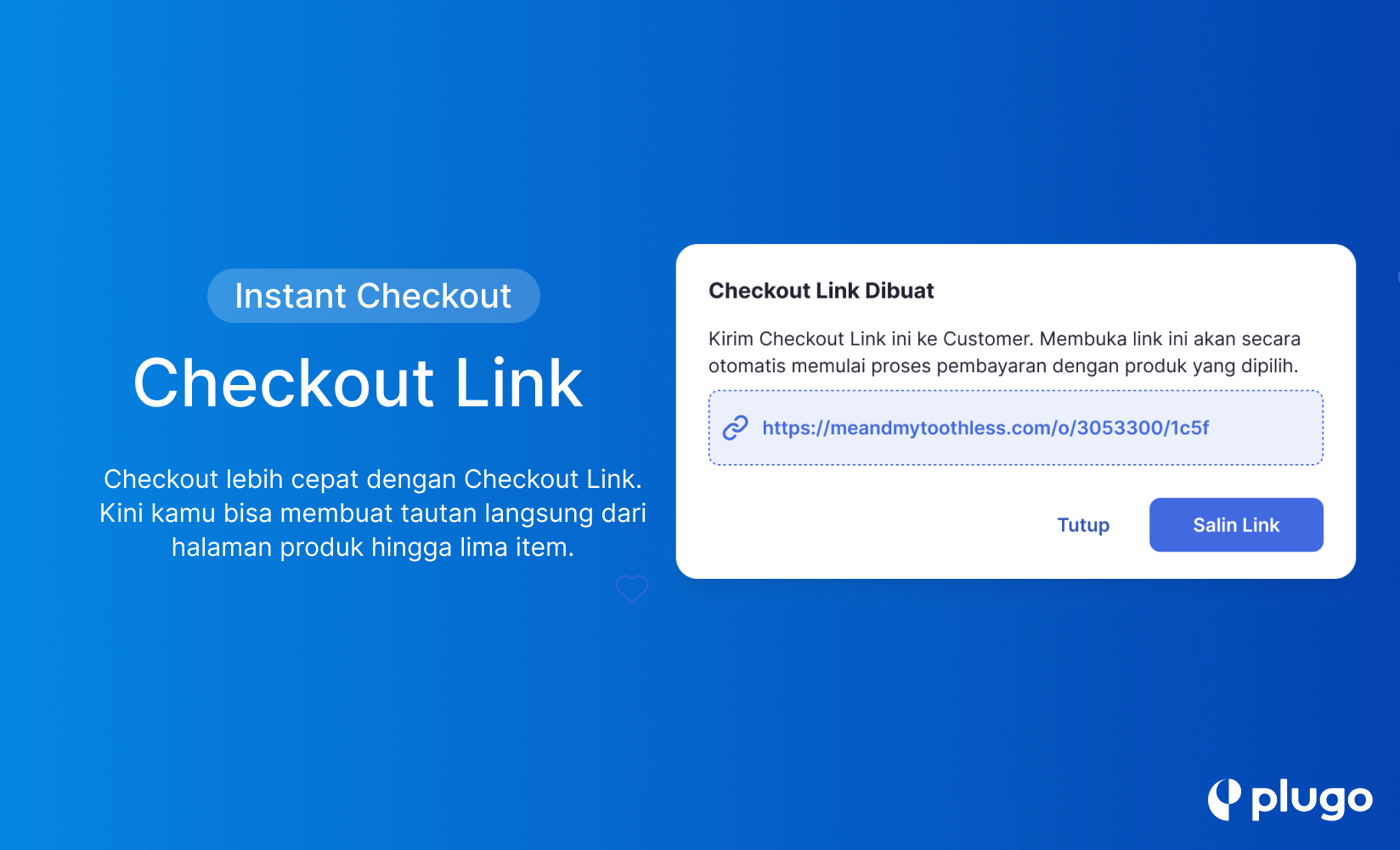 ederhanakan proses checkout Anda dengan Plugo. Tawarkan beragam opsi pengiriman & pembayaran, ditambah integrasi membership untuk pengalaman pelanggan yang mulus.